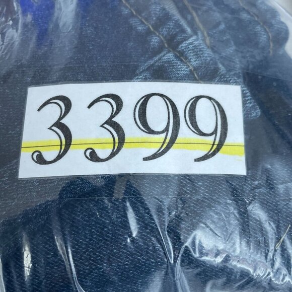 Calvin Klein Womens Straight-Leg Mid-Rise Jeans Size 16 Dark Blue NWT 3399 - Picture 11 of 12